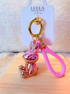 🩷🩷Pink Braided Bunny Keychain🩷🩷